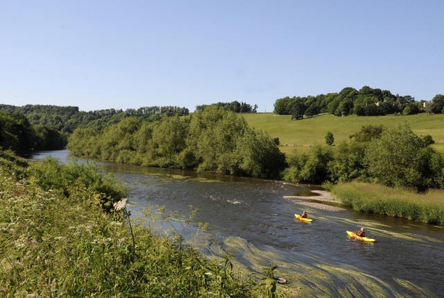 Canoeing on the River Wye