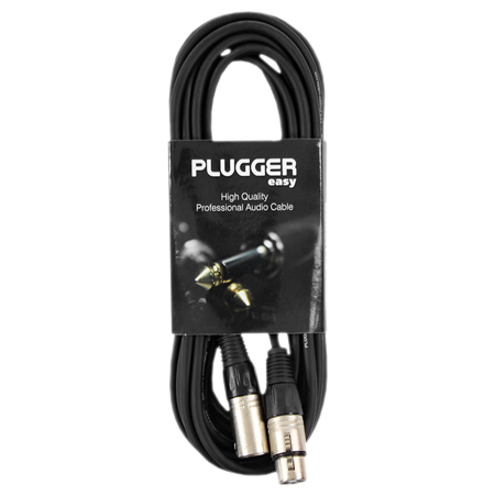 Câble XLR femelle 3b - XLR mâle 3b 6m Easy Plugger