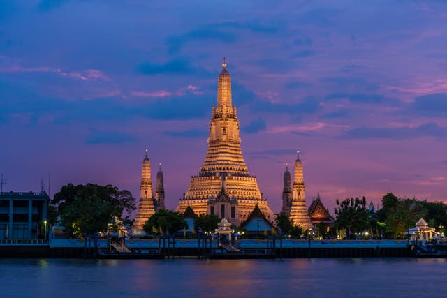 <p>Dazzling sight: Wat Arun, a temple along the Chao Phraya, Bangkok</p>