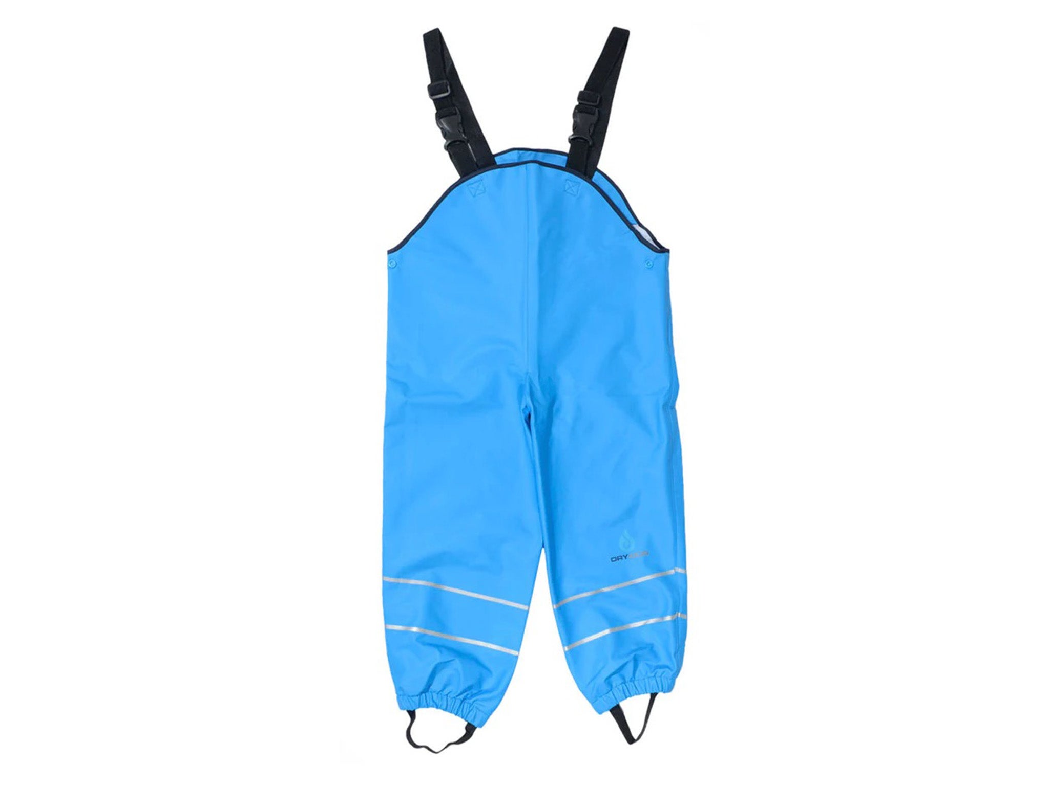 Dry Kids PU splash turquoise unlined dungarees