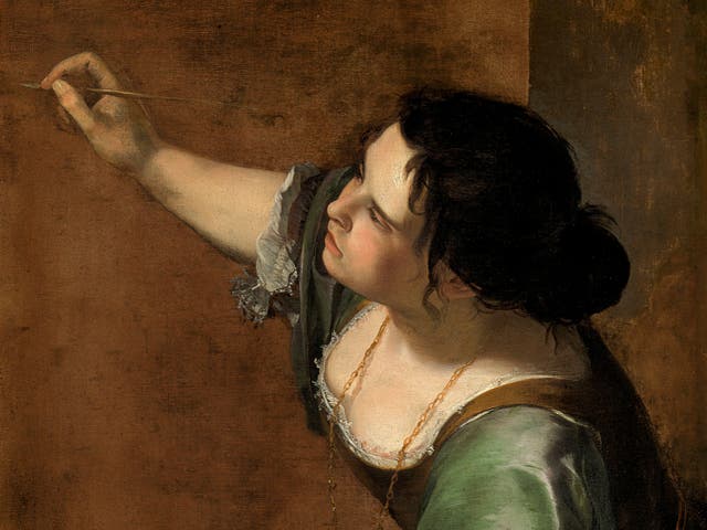 <p>Artemisia Gentileschi, ‘Self-Portrait as the Allegory of Painting (La Pittura)', 1638</p>