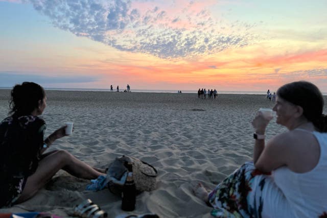 <p>With exams over, Sarah Rodrigues and her closest group of mum friends jetted off to Moliets-et-Maa near Biarritz </p>