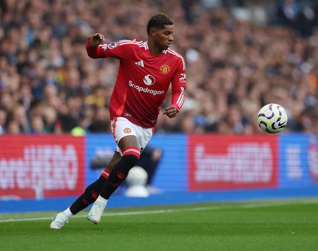 <p>Rashford was substituted in the 2-1 defeat at Brighton </p>