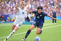 開会式より早く開幕した女子サッカー。選手もファンも疲弊しているとの指摘がある。写真：金子拓弥（THE DIGEST写真部／JMPA代表撮影）