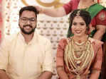 ‘Kudumbavilakku’ actress Athira Madhav ties the knot with long-term boyfriend Rajeev Menon