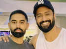 Parmish Verma and Vicky Kaushal's gym encounter creates a picture-perfect moment