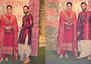 Kareena Kapoor-Saif Ali Khan twin in red, as latter revisits Bengali roots by donning a dhoti kurta