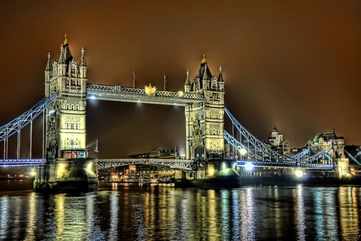 Tower Bridge by night