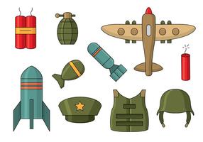 Free World War 2 Icons vector