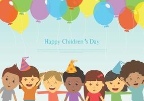 Free Happy Children's Day vector