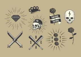 Free Old School Tattoo Vector Set