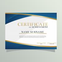 Diploma Certificate Vector