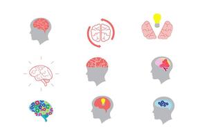 open mind vector iconen