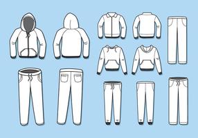 Gratis Blank Tracksuit Mall Vector