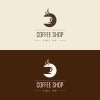 Kaffebutik Logo Vector