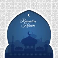 illustrazione di sfondo ramadan vettore