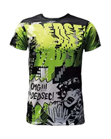 Camiseta Verde/Acido Watch Dogs 2: Dedsec Talla M