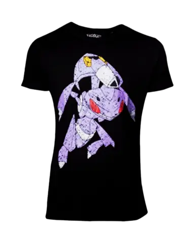 Camiseta negra Mythicals Genesect Pokémon Talla S