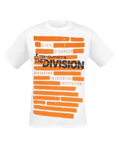 Camiseta Blanca Breakdown Institution The Division Talla L