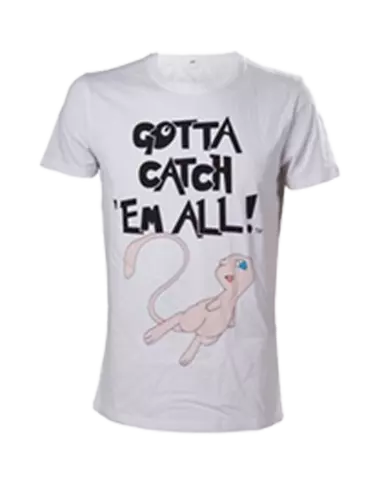 Camiseta Blanca Mew GCEA Pokémon Talla M