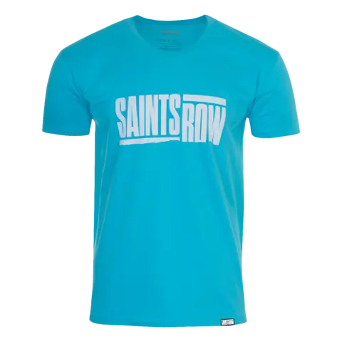 Camiseta Logo Saints Row Azul Talla XXL