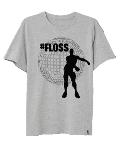 Camiseta Fornite Floss Gris - Talla XL