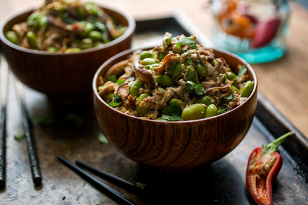 Image for Shredded Tofu and Shiitake Stir-Fry