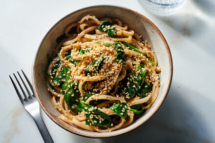 Image for Sesame-Brown Butter Udon Noodles