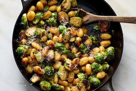 Image for Crisp Gnocchi With Brussels Sprouts and Brown Butter