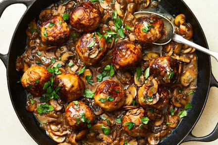 Marsala Chicken Meatballs