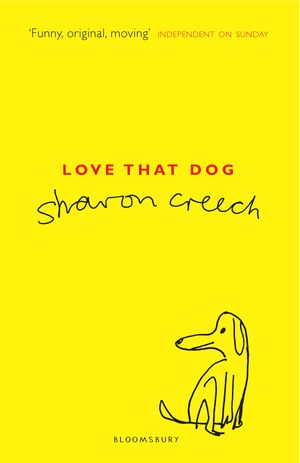 book cover for Love That Dog by Sharon Creech