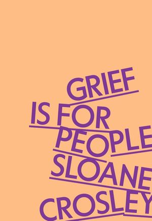 book cover for Grief Is For People by Sloane Crosley