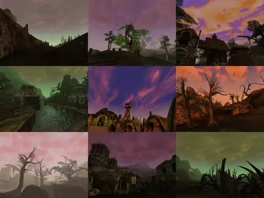 Different Sky Colors for Morrowind