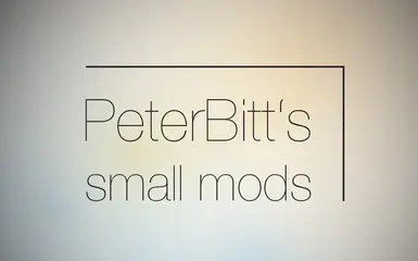 PeterBitts Small Mods