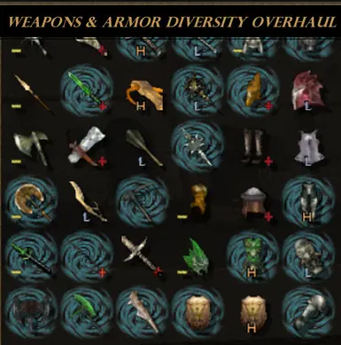 Weapons and Armor Diversity Overhaul