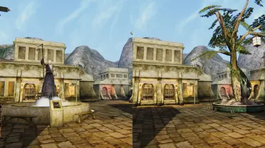 Hlaalu Council House Plaza: Option 1 vs Option 2