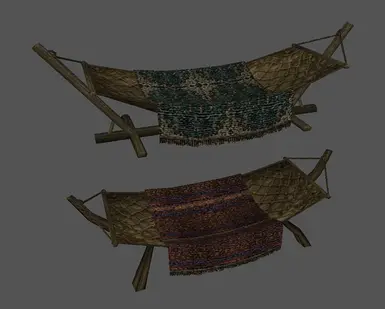 Hammocks with rugs