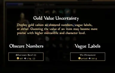 Gold Value Uncertainty