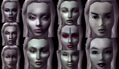 Prettier Dunmer Female Faces for Better Heads