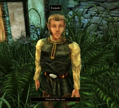 Petting a default Fargoth