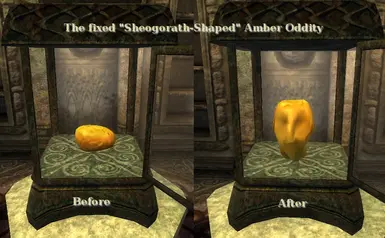 Sheogorath-Shaped Amber that really is