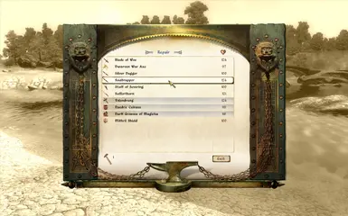 Repair Menu