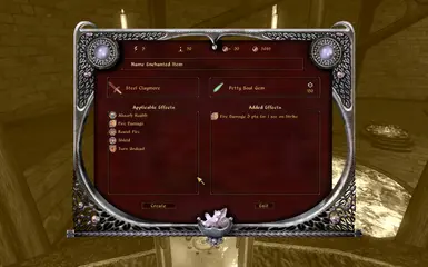 Enchantment Menu