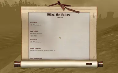 Identify Hillod the Outlaw