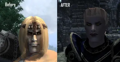 My char before XEOA and after