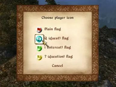 Choose map marker icon