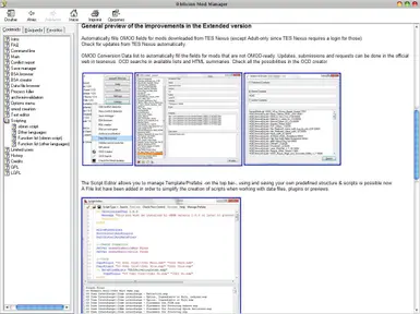 Oblivion Mod Manager Extended