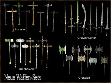 Neue Waffensets