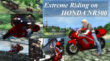 Extreme Riding on HONDA NR500