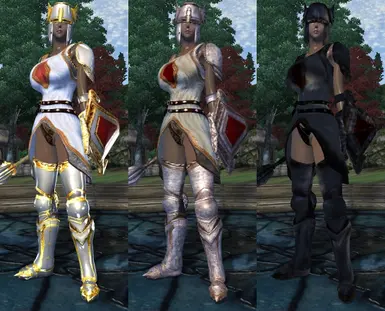 Crusader Armor Skimpy Versions